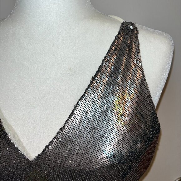 Free People  Sequin Sleeveless Shift Dress Women’s Size S - Picture 4 of 11